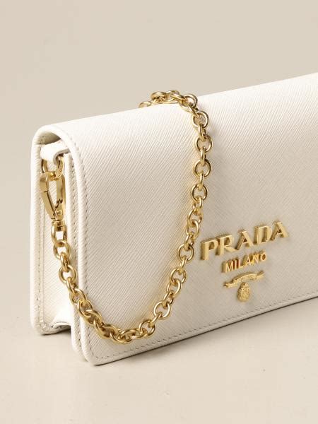 prada small white handbag|prada bag with mini pouch.